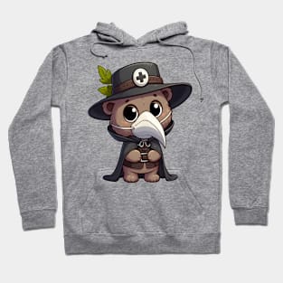 Cute Medieval Doctor Bear Kawaii Hoodie